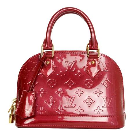 red patent leather louis vuitton purse|used louis vuitton vernis purses.